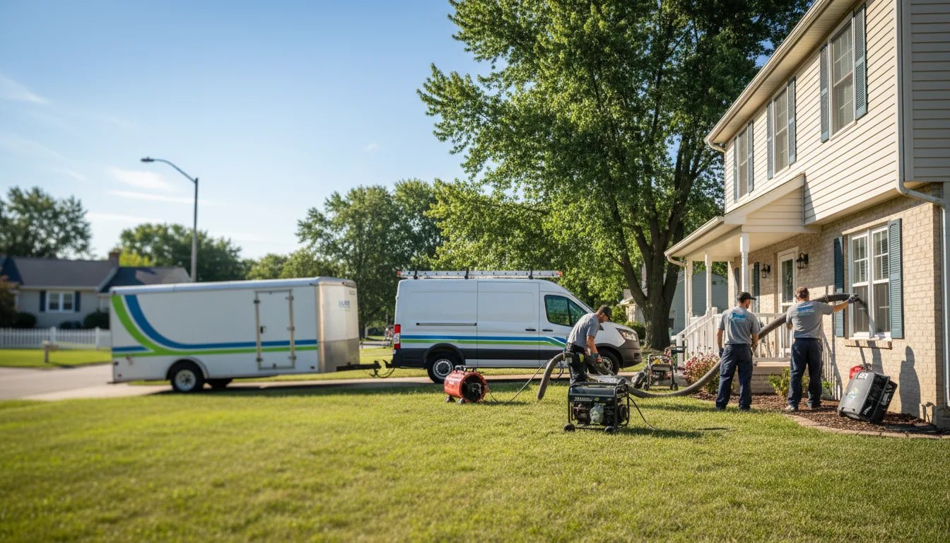 Flooded Basement Restoration And Cleanup With Repair in Montgomery Village, MD near me